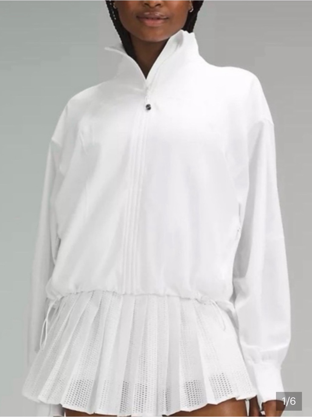 Lululemon Athletica Soft White Pullover With Subtle Logo